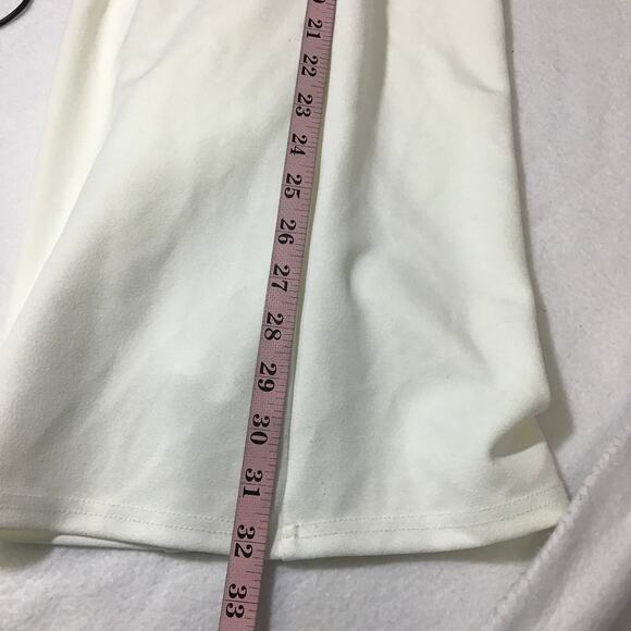 LULU'S SZ S Perfect Pick White Flat Front straight length pants NEW B51 *flaw - Picture 10 of 13